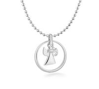 fish Collier De Baptême En Argent Avec Pendentif Ange Pour Enfants