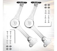 FISH DRAGATE 2 pcs charnières de support de couvercle,charniere porte de placard cuisine coulissante avec amortisseur,75/90/110 degrés,pour armoires, penderies et bibliothèques
