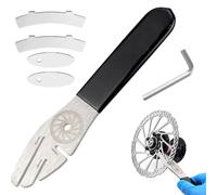 FISH DRAGATE 6 pcs e réglage de disque de vélo,outil réglage frein,avec 4 plaquettes de frein à disque,3 ports de conception 15/18/42 mm,1 clé hexagonale,pour vélo réparation