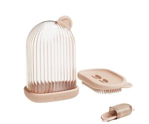 FISH DRAGATE Boîte à Savon de Voyage Étanche, Ronde pour le Corps - Pour la Maison, Salle de Bain, Randonnée, Camping