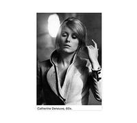 FISH DRAGATE Catherine Deneuve Poster 13 sur toile Décoration murale pour salon, chambre à coucher, style sans cadre 30 x 45 cm