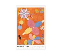 FISH DRAGATE Hilma Af Klint 9 Poster sur toile pour décoration murale de salon, chambre à coucher, sans cadre, 30 x 45 cm