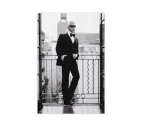 FISH DRAGATE Karl Lagerfeld 4 Poster sur toile pour décoration murale de salon, chambre à coucher, style sans cadre, 30 x 45 cm