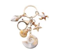 FISH DRAGATE porte clé mer et de coquillage,porte-clés avec boîte,keychain pour femme clé voiture sac à dos main,porte clef pour couples, saint-valentin, noël, anniversaire, fiançailles
