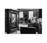 FISH DRAGATE Poster du photographe Robert Doisneau 32 sur toile - Décoration murale - Pour salon, chambre à coucher - Style sans cadre - 30 x 45 cm