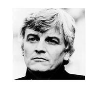 FISH DRAGATE Poster Jacques Perrin 2 sur toile - Décoration murale pour salon, chambre à coucher - Style sans cadre - 30 x 30 cm