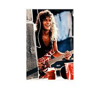 FISH DRAGATE Poster sur toile Eddie Van Halen - Style 9 - Pour chambre à coucher, bureau, chambre - Sans cadre - 30 x 45 cm