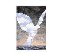 FISH DRAGATE Rene Magritte Poster Art Déco 2 sur toile pour chambre à coucher, paysage sportif, décoration de bureau, chambre, cadeau sans cadre, 30 x 45 cm