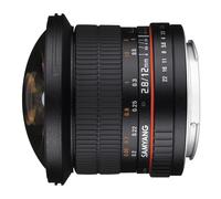Samyang Objectif Fisheye pour Nikon AE 12 mm F2.8 ED AS NCS Noir