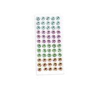 Fish Eyes for Lures Making - 4D Realistic Fishing Lure Eyes, Round Moon Jig, Colored Fake Fish Eye Stickers | Tackle Accessory, Freshwater, Lake, River, Sea, Shore for Fishermen