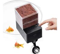 Fish Feeder - 5-Speed Smart Auto Feeder | Adjustable Airtight Aquarium For Tanks And Ponds; Ideal For Fish, Turtles, Bettas, Shrimp, And More-perfect Home Aquariums Feeding Schedules