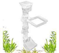 Fish Feeder, Aquarium Shrimp Feeder Set, 17-28-38 cm, Anti-Scattering Tube Accurate Food Distribution, Automatic Feeding Supplies for Betta, Pond, Vacation Home