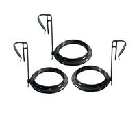Fish Feeding Ring - PP 11x6.3cm | 3 Pieces Clip on Floating Round Circle | Fish Tank Feeding Ring - for Frameless Aquarium Guppy Turtle Freshwater