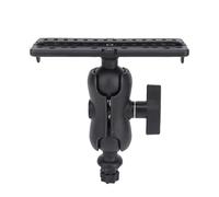 Fish Finder Mount Base, Bracket Fish Finder Rotation à 360 degrés Universal Marine Electronic Holder Ass Mounting Plate pour Kayaks et Bateaux