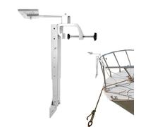 Fish Finder Mount - Depth Sounder Bracket Holder for Boats | 11.02x15.75x27.56 in 360° Rotation with Adjustable Height, Strong Base for Marine Equipment, Ideal for Saltwater and Freshwater