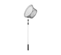 Fish Landing Net, Telescopic Extension Handle Tool, Aluminum Alloy Foldable Frame, Lightweight Portable Mesh Trap, Multi-Purpose Catch Release Accessory, Ideal for River Lake Pond Reservoir Stream