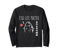 Fish Life Matter. Japanese Tuna Art Fisherman Marine Biology Manche Longue