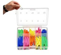 Fish Line Tube - Colored Portable Stable Tube with Storage Box - Versatile Rigging Fishing Bait Needle Tool Set - for Outdoor Holiday Birthday Lake Shallow Stream Seawater Jigging Trolling Casting