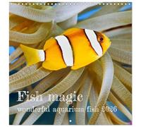 Fish magic (Wall Calendar 2026 12 × 12 Inch) CALVENDO 12 Month Wall Calendar: Adorable little fish in aquariums