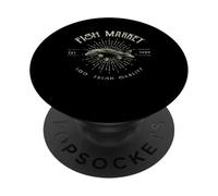 Fish Market Est 1999, millésime de qualité 100% fraîche PopSockets PopGrip Adhésif