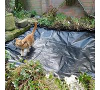 Fish Pond HDPE Liner, Pond Liners for Outdoor Ponds, Koi Ponds, Garden Fountain, Waterfall(4x5m)