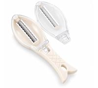 Fish Scaler with Collection Container, Fish Scales Brush Peeler (white) | Fast Fish Scale Remover, Fast Remove Fish Scale for Kitchen Fish Cleaning Tools