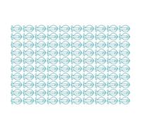 Fish Shaped Paper Clips 100pcs | Metal Bookmark Clips for File Classification/Document Organizing/Office Supplies | Oxidation Protective & Secure Grip Design