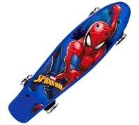 Fish-Skateboard 55 cm, Planche antidérapante, légère, Stable de 20 à 50 kg (Marvel Spider-Man)