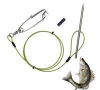 Fish Stringer Fishing, Outdoors Hunting Fishing Equipment Fiishing Stringer For Sea Fishings, 3.94FT Live Fish Lock For Saltwater Freshwater Sea Boat Spearfishing Fishermen Stringeer Fishermen