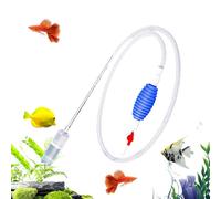 Fish Tank Cleaner, Aquarium Gravel Vacuum Siphon, Quick Water Changer Hose with Filter Nozzle, Easy Maintenance Tool for Gold Fish Shrimp Turtle Tanks at Home Or Pond Use, 6.89 Feet