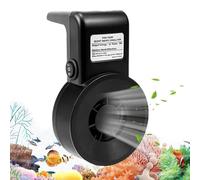 Fish Tank Cooling Fan - ABS 4.61x2.76x2.76in | Aquarium Chiller System Equipment With 2 Speed Modes | USB Plug-In Quiet Adjustable Temperature Control For Shrimp Coral Tropical Sea Creatures