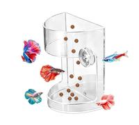 Fish Tank Feeder | Acrylic Clear Anti-Drift Suction Cup Sinking Dispenser