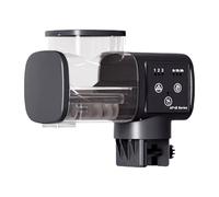 Fish Tank Feeder, Automatic Rechargeable Eater, Precise Waterproof Dispenser, Efficient Power Management 4.72x4.33x2.24 inches for Pond, Turtle, and Vacation Feeding