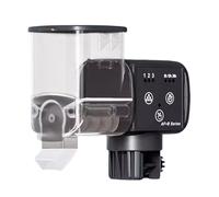 Fish Tank Feeder, Automatic Rechargeable Eater, Precise Waterproof Dispenser, Efficient Power Management 4.72x4.33x2.24 inches for Pond, Turtle, and Vacation Feeding