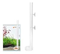 Fish Tank Feeding Dish with Suction Cups, Clear Acrylic Aquarium Feeding Tube, Shrimp Feeding Tube for Aquariums, Aquarium Feeder for Shrimp and Fish, Suction Cup Feeding Dish