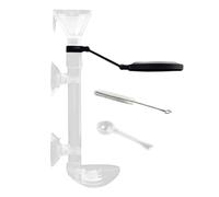 Fish Tank Feeding Tube - Fish Tank Feeder Floating Feeding Ring | Fishes Tanks Feeder | Aquarium Feeders Pipe | Clear Telescopic Suction Cup Directional Distributeur for Vacation Shrimp Pond Feedings