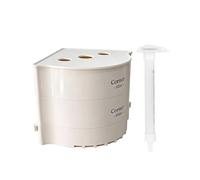 Fish Tank Filter - Aquarium Corner Filtration Box, 17cm Filtration System for Tank Health, Compact Corner Setup, Quiet Function Design with Efficient Build, Water Maintenance Tool for Shrimp