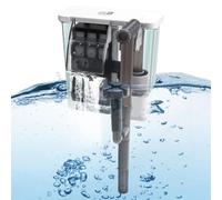 Fish Tank Filter - Internal Aquarium Filter - Coldwater or Tropical Aquariums | 4 W - 10 W Models with Activated Carbon, Microporous Cotton, Skimmer Layer, Shock-Fix Knob, Ideal for 30-60 cm Fish