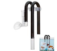 Fish Tank Inlet Outlet Pipe Kit - Transparent Aquarium Water Flow Connector, External Filter Hose Adapter, Strainer Device | Replacement Accessories for Aquascap Tanks, and Planted Aquariums