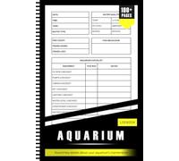 Fish Tank Maintenance Log Book Ultimate Aquarium Enthusiast Gifts