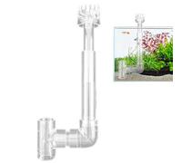 Fish Tank Oil Skimmer - Acrylique Floating Oil Film Remover with Tube | Panier à protéines pour filtration d'aquarium, qualité de l'eau propre, Clarté du réservoir aquatique, soin de l'environnement