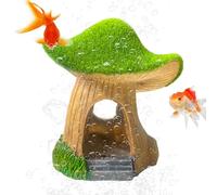 Fish Tank Statue - Sculpture sous-marine Mushroom | Décorative Fish Tank Ornement, Underwater Sculpture for Aquarium - Idéal pour Living Room, Bedroom, Study, Restaurant, Apartment, Christmas