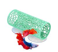 Fish Tank Tunnel Decor, Betta Suction Tunnel, Secure Hollow Resting Shelter, Aquatic Habitat Decoration, Pet Comfort Solution, Suitable for Cichlids Crayfish Betta Home Dorm Apartment Aquarium