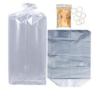 Fish Transport Bags, Clear Leak-Proof Fish Bags, Live Fish Shipping Bags, Aquarium Transport Bags, Thickened Fish Poch, Durable Fish Transport Solution, 50X Fish Transport Bags, Waterproof Fish Shipp,