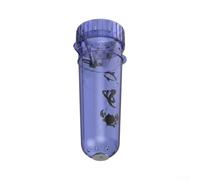 Fish Trap Bottle 25cm One-Way Entry PP Plastic(Blue-1) | One-way entry, inverted funnel, prevents pour escape, efficient catching, white blue pink colors