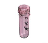 Fish Trap Bottle 25cm One-Way Entry PP Plastic(Pink-1) | One-way entry, inverted funnel, prevents pour escape, efficient catching, white blue pink colors