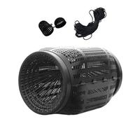 Fish Trap, Portable Crayfish Traps, 12.4x7.48x7.48 inches Crab Cage Build & Space Saving Design, Fishing Accessories for Catching Eel, Shrimp, Turtle, Lake, Pond, Fishing Trips, Saltwater, Freshwater