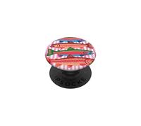 Fish Trout in a Row Colorful Fishing Lover Summer PopSockets PopGrip Adhésif