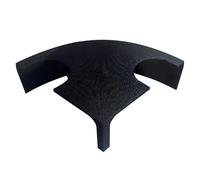 Fish Tunnel, Double Hole Aquarium Hide, ABS Material, Stable Multifunction Shelter, Decorative Lizard Shrimp Habitat, for Outdoor Tank Marine Reptile Use, 7 inches Brown Pack of 1
