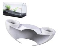 Fish Tunnel,Shrimp Hides for Aquarium - Fishes Cave, Fishes Tank Toys Ornament, Natural Habitat Simulation Decor for Decoration, Ponds, Fish Tank, Aquarium